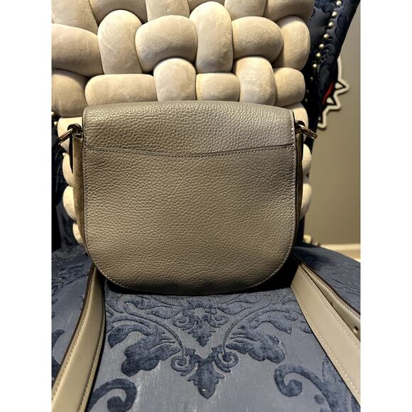 Coach Morgan Saddle Bag Granite Grey CF316 - Picture 5 of 9